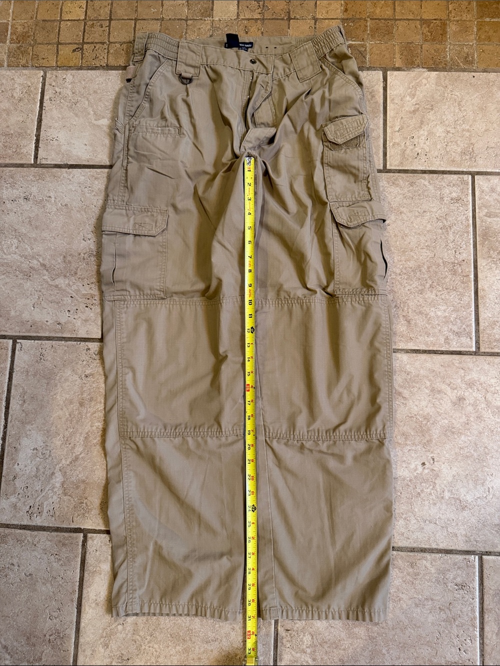 5.11 Tactical Men's Cargo Pants Khaki 34 waist